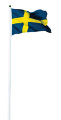 Flaggstång Nordic 8 m  